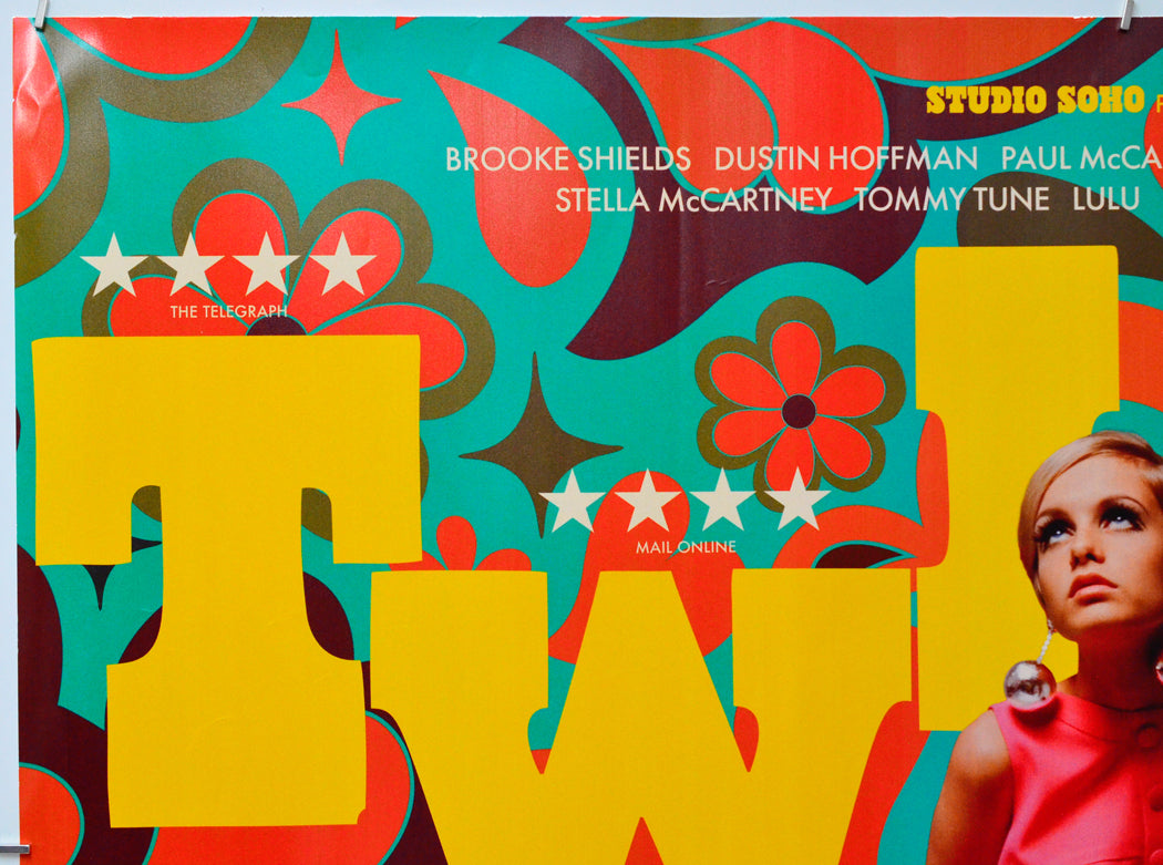 Twiggy (Top Left) Cinema Quad Movie Poster 