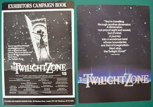 Twilight Zone : The Movie   Original 6 Page Cinema Exhibitors Campaign Press Book