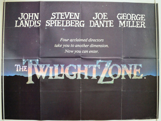 The Twilight Zone  (Teaser / Advance Version)   Original British Quad Poster - Film Poster - Movie Poster 