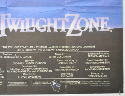 THE TWILIGHT ZONE (Bottom Right) Cinema Quad Movie Poster 