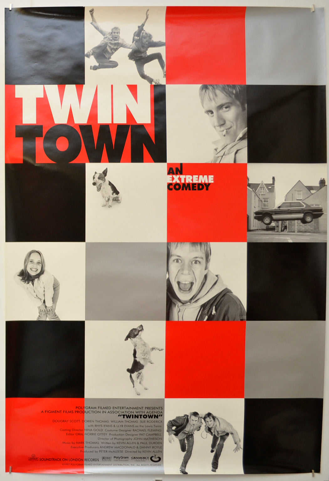 Twin Town Original One Sheet Poster - Film Poster - Movie Poster