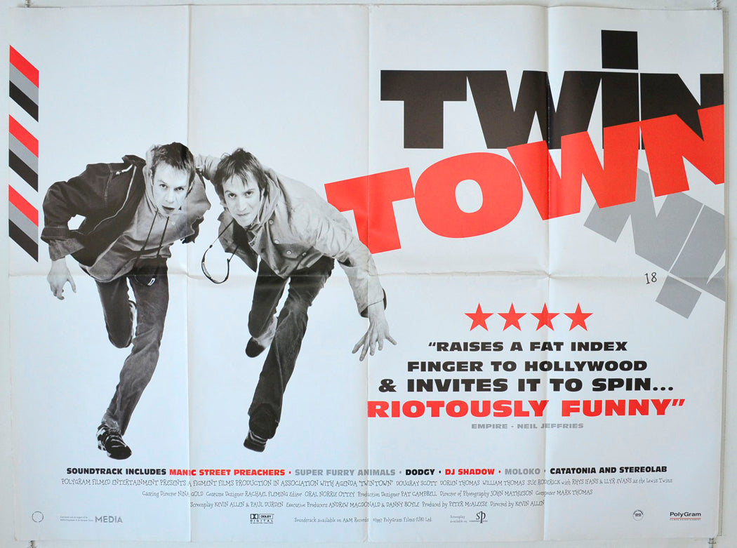 Twin Town Original British Quad Poster - Movie Poster