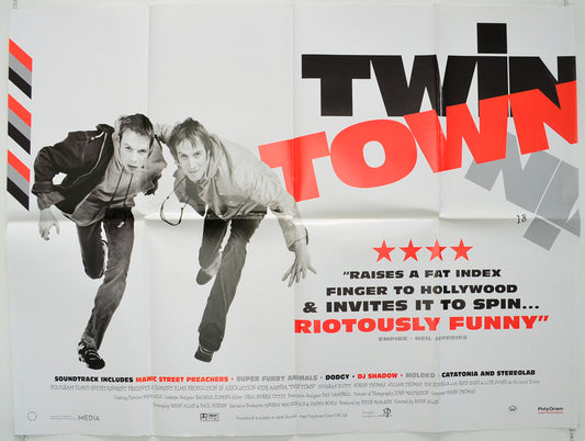 Twin Town Original Quad Poster - Film Poster - Movie Poster  