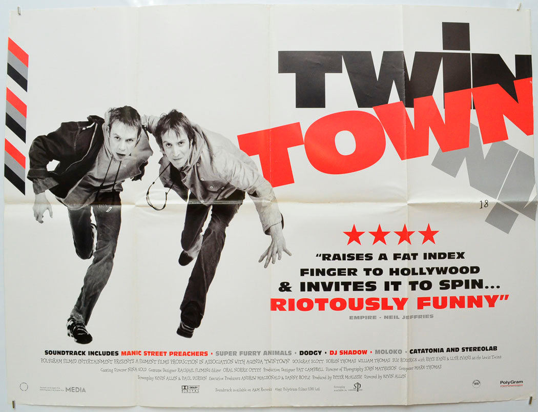 Twin Town Original Quad Poster - Film Poster - Movie Poster