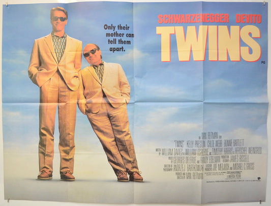 Twins  Original Quad Poster - Film Poster - Movie Poster