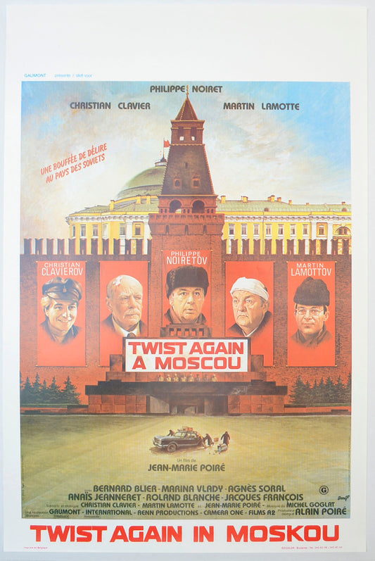 Twist Again in Moscow Original Belgian Poster - Film Poster - Movie Poster