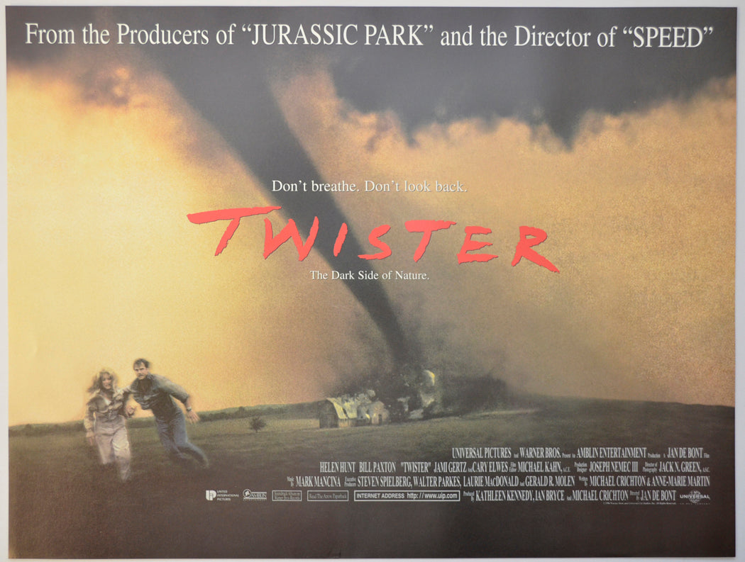 Twister Original Mini Quad Poster - Film Poster - Movie Poster