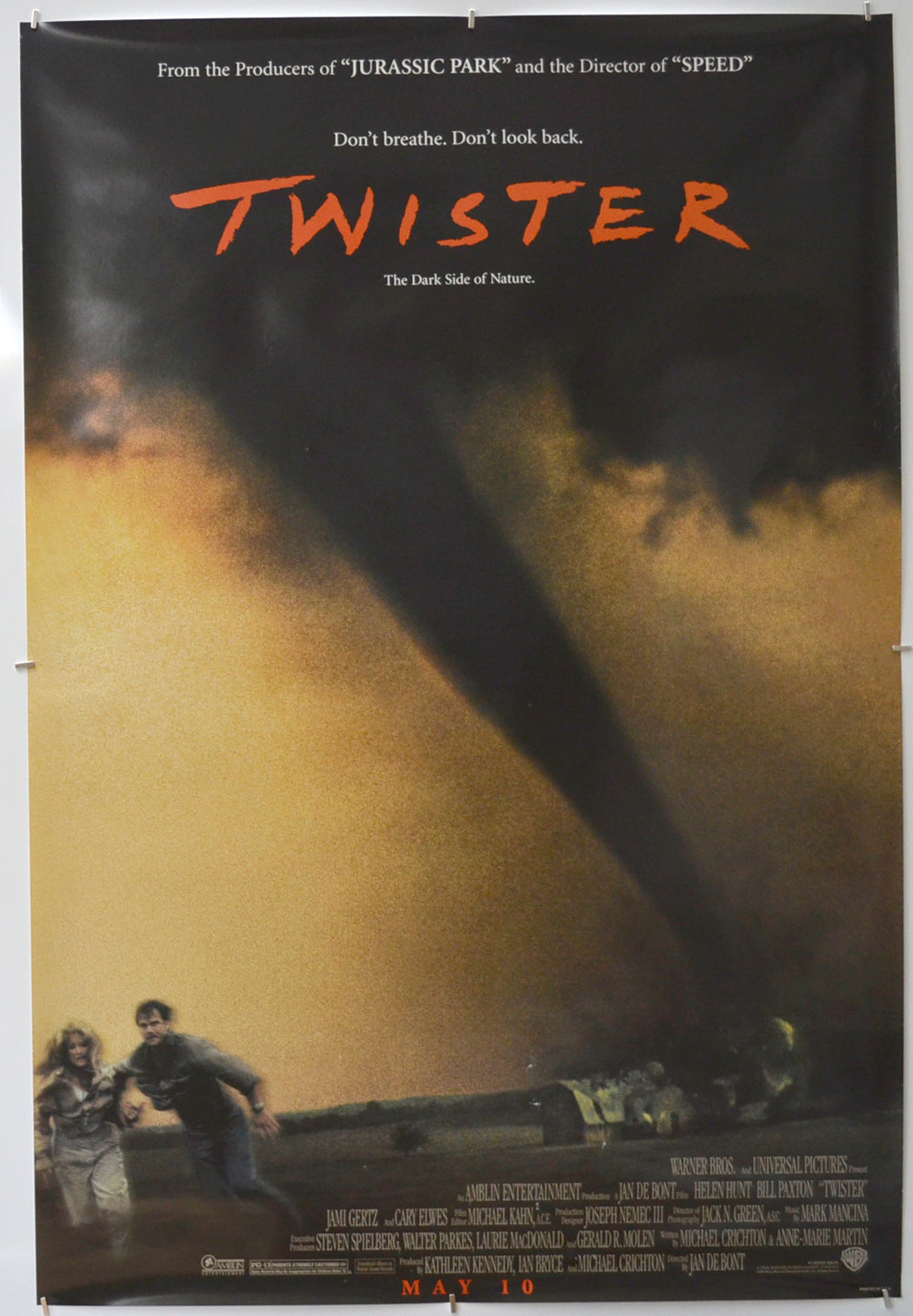 Twister (Teaser / Advance Version) Original One Sheet Poster - Film Poster - Movie Poster - Cinema Poster