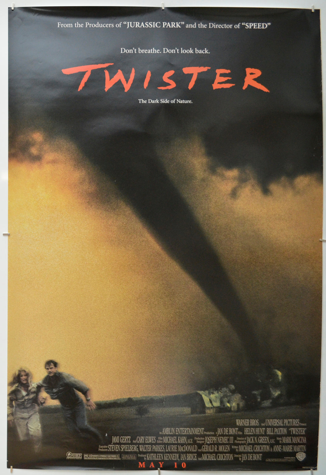 Twister  (Teaser / Advance Version)  Original One Sheet Poster - Film Poster - Movie Poster - Cinema Poster