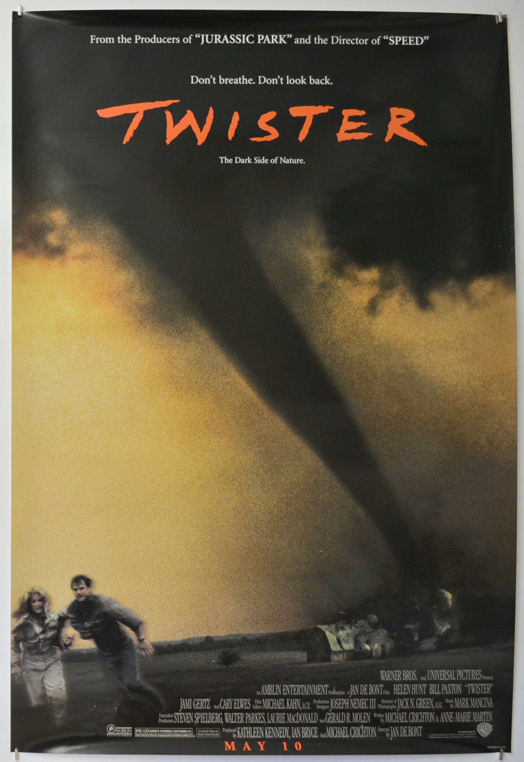 Twister  (Teaser / Advance Version) Original One Sheet Poster - Film Poster - Movie Poster  