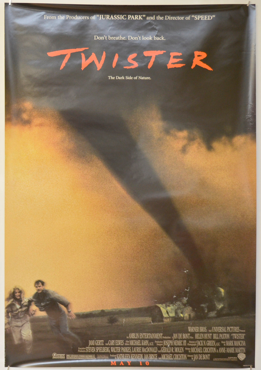 Twister (Teaser / Advance Version) Original One Sheet Poster - Film Poster - Movie Poster - Cinema Poster