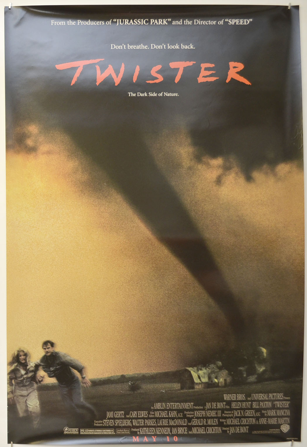 Twister (Teaser / Advance Version) Original One Sheet Poster - Film Poster - Movie Poster - Cinema Poster