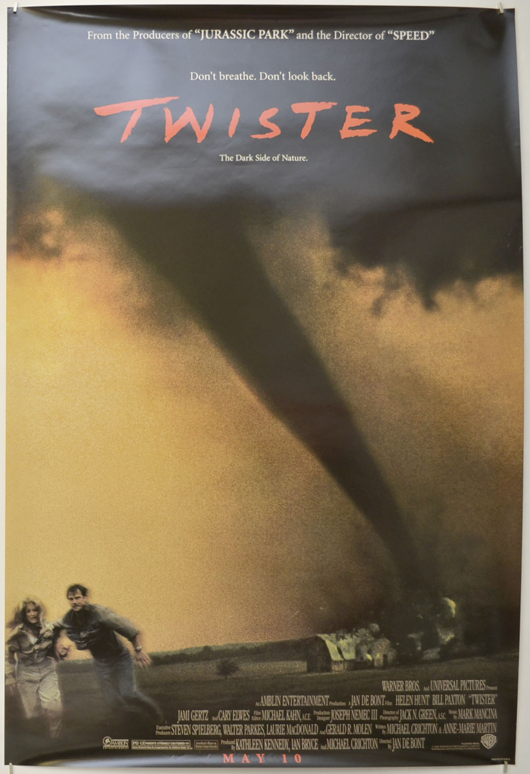 Twister (Teaser / Advance Version) Original One Sheet Poster - Film Poster - Movie Poster - Cinema Poster