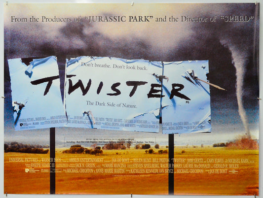 Twister - Original Quad Poster - Film Poster - Movie Poster