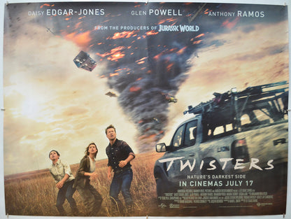 Twisters” Original Quad Poster Film Poster Movie Poster