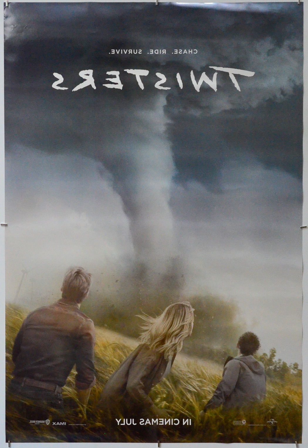 Twisters (Back) Cinema One Sheet Movie Poster 