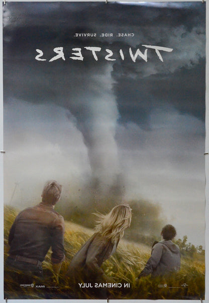 Twisters (Back) Cinema One Sheet Movie Poster 
