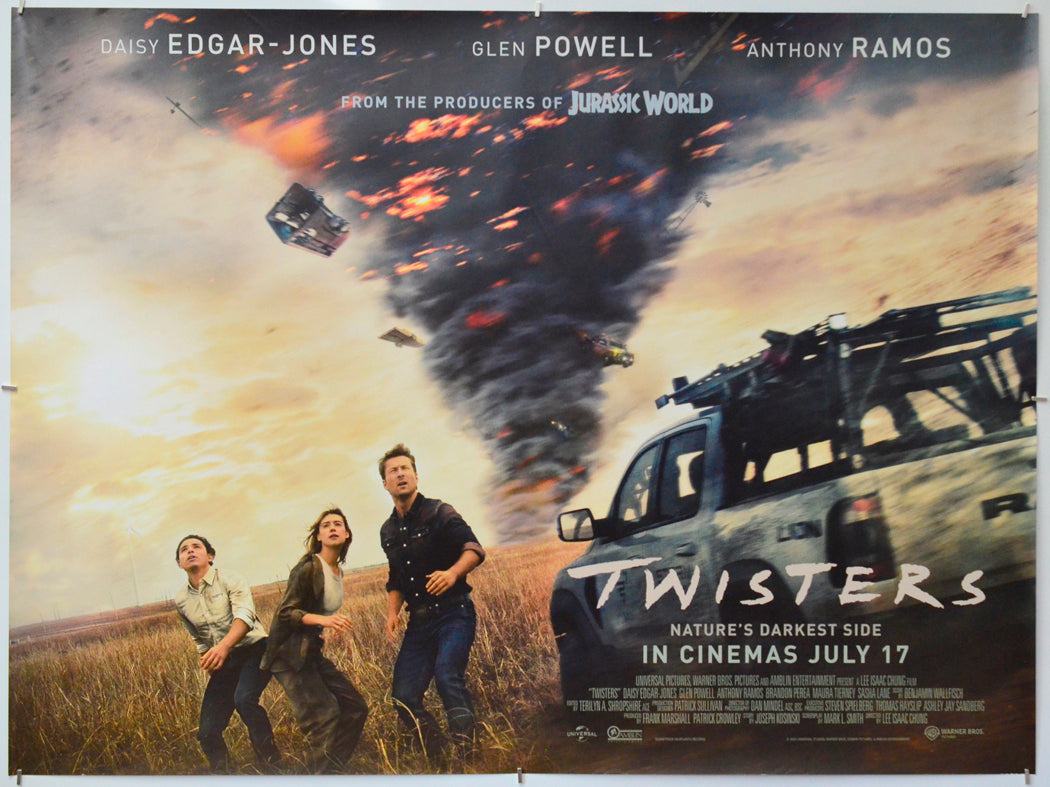Twisters - Original Quad Poster - Film Poster - Movie Poster