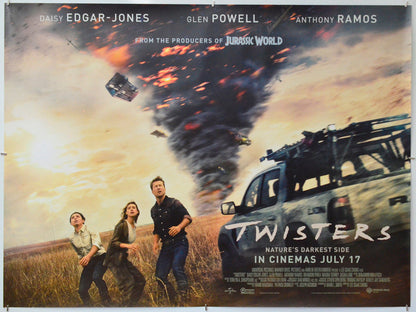 Twisters - Original Quad Poster - Film Poster - Movie Poster