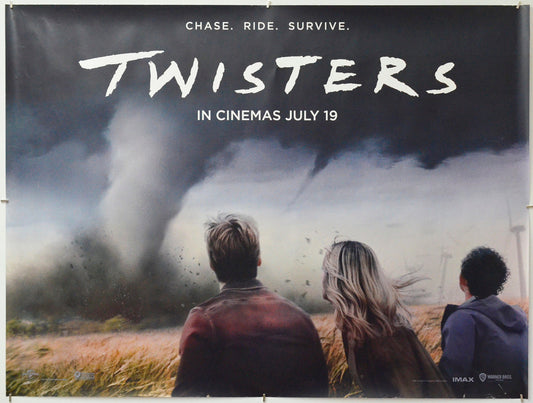 Twisters - Original Quad Poster - Film Poster - Movie Poster