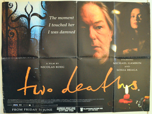 Two Deaths Original British Quad Poster - Film Poster - Movie Poster 