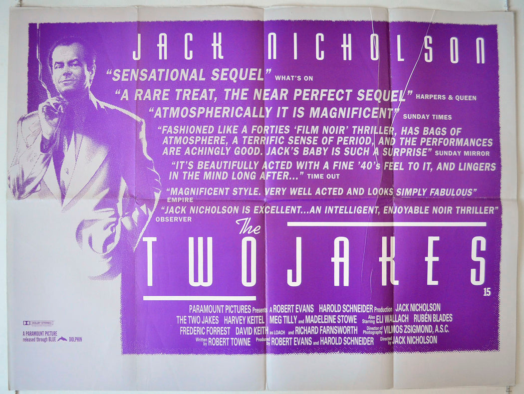 The Two Jakes Original British Quad Poster - Movie Poster