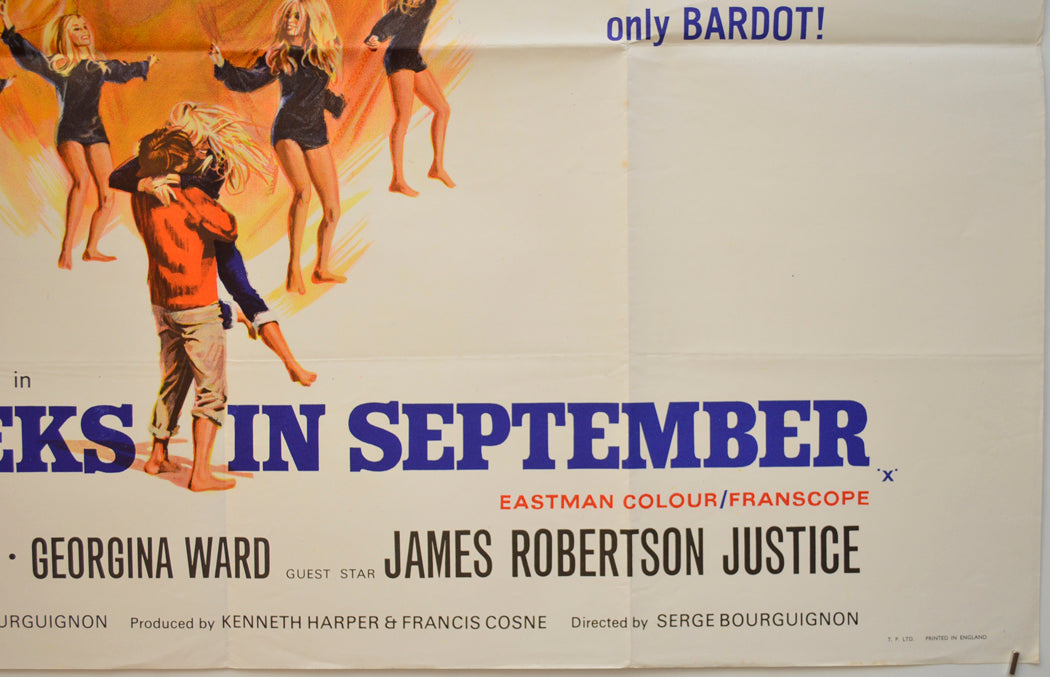 TWO WEEKS IN SEPTEMBER (Bottom Right) Cinema Quad Movie Poster 