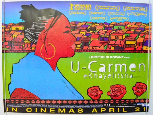 U-Carmen Ekhayelitsha  Original British Quad Poster - Film Poster - Movie Poster