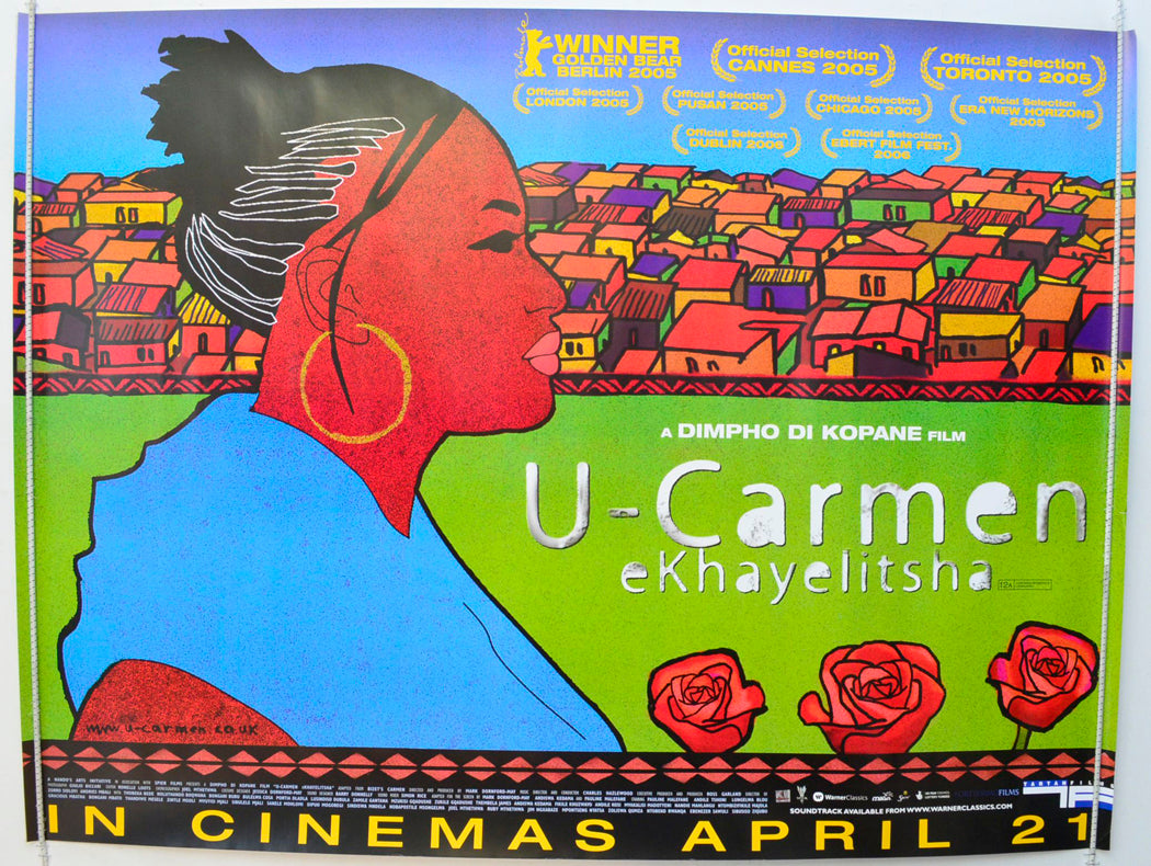 U-Carmen Ekhayelitsha  Original British Quad Poster - Film Poster - Movie Poster