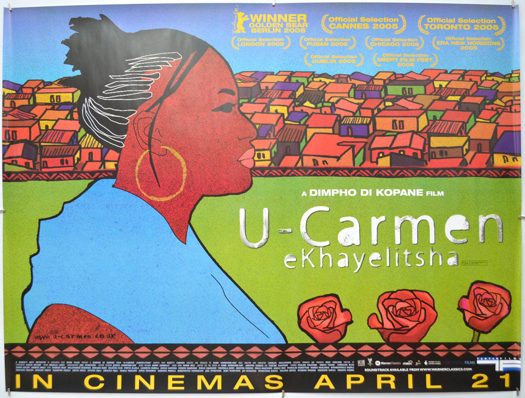 U-Carmen Ekhayelitsha Original Quad Poster - Film Poster - Movie Poster