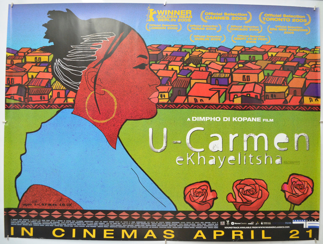 U-Carmen Ekhayelitsha Original Quad Poster - Film Poster - Movie Poster