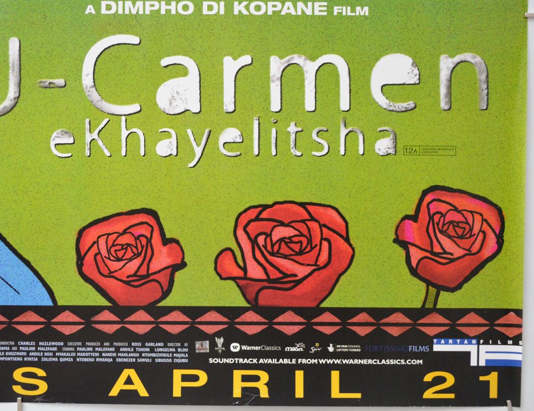 U-CARMEN EKHAYELITSHA (Bottom Right) Cinema Quad Movie Poster 