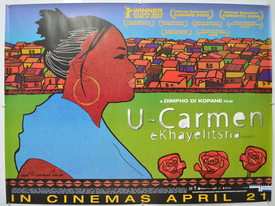 U-Carmen Ekhayelitsha Original Quad Poster - Film Poster - Movie Poster