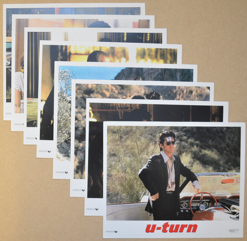 U-Turn Set of 8 Original Colour Front Of House Stills / 8x10 Lobby Cards 