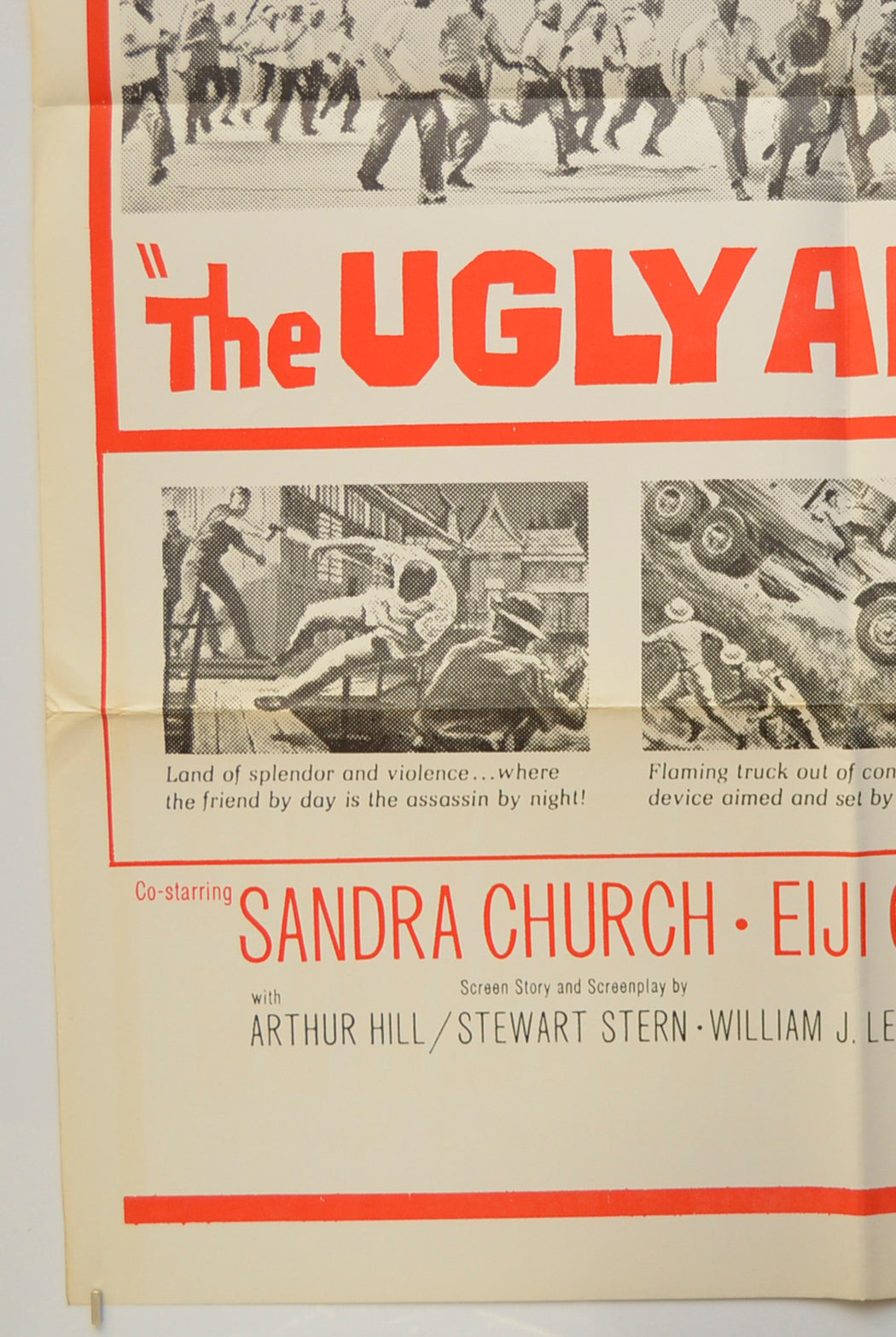 THE UGLY AMERICAN (Bottom Left) Cinema One Sheet Movie Poster 