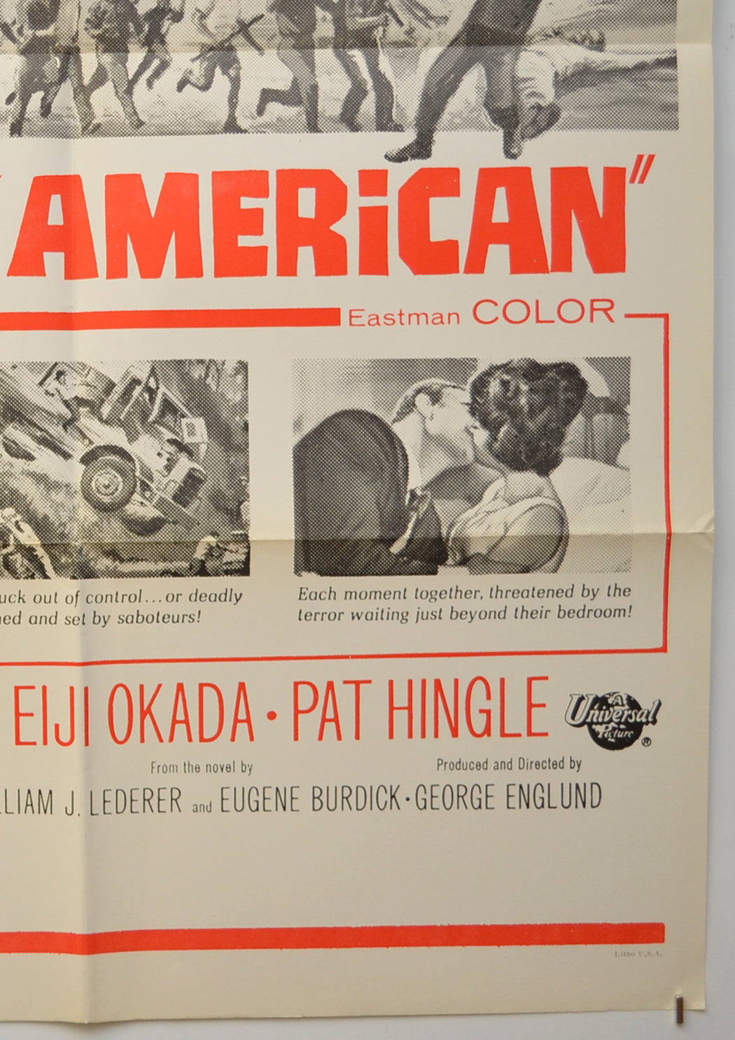 THE UGLY AMERICAN (Bottom Right) Cinema One Sheet Movie Poster 