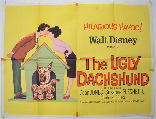 The Ugly Dachshund   Original Quad Poster - Film Poster - Movie Poster 