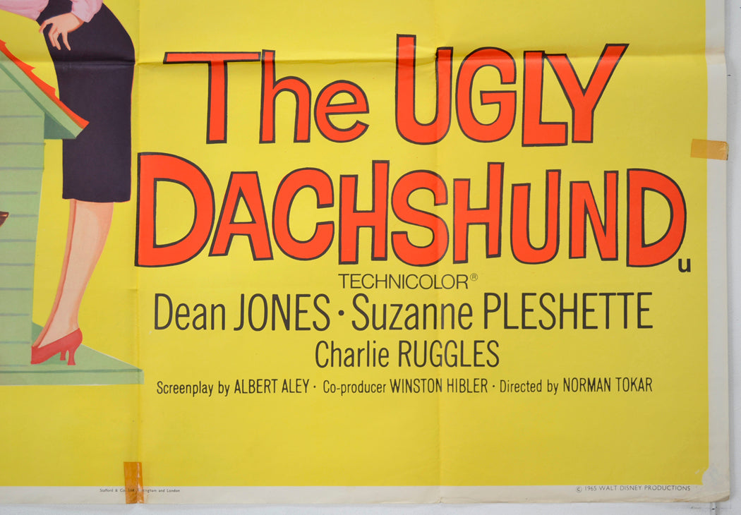 THE UGLY DACHSHUND (Bottom Right) Cinema Quad Movie Poster 