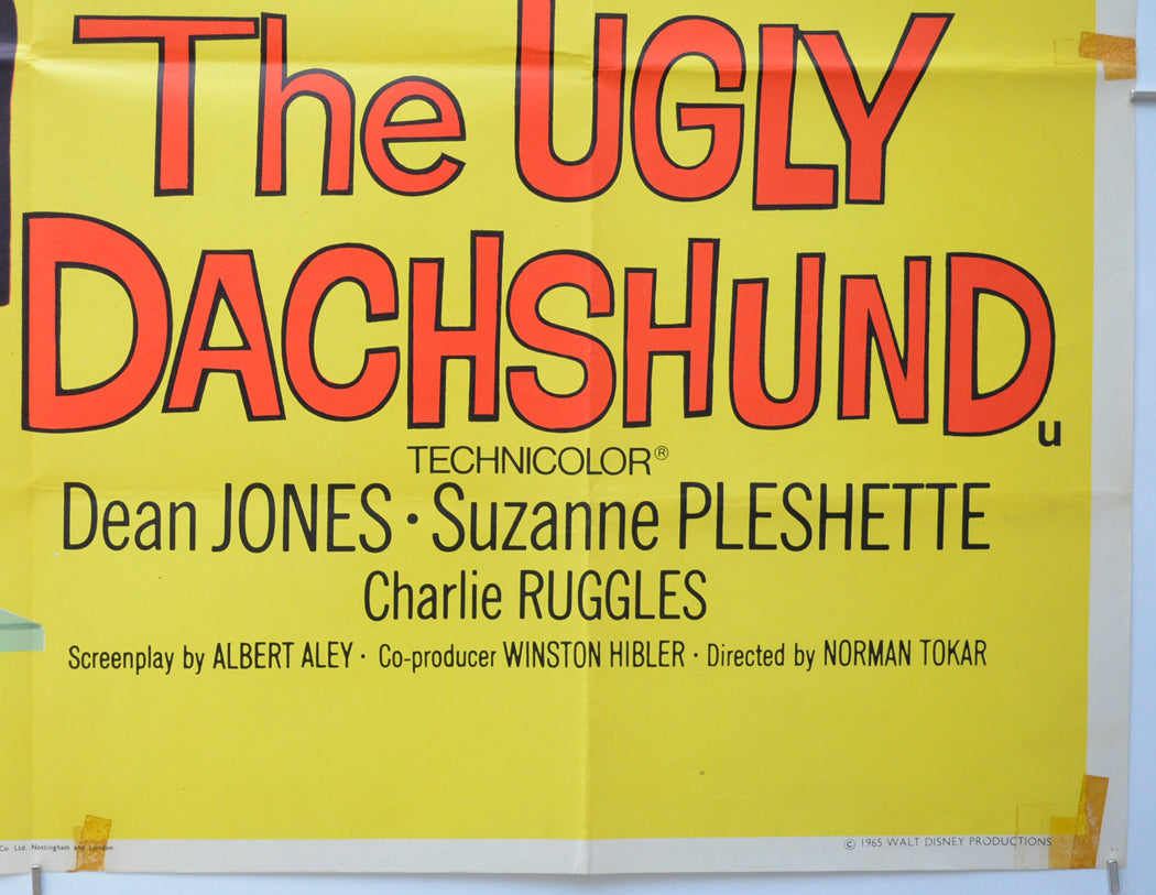 THE UGLY DACHSHUND (Bottom Right) Cinema Quad Movie Poster 