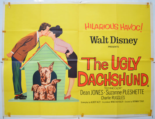 The Ugly Dachshund Original Quad Poster - Film Poster - Movie Poster