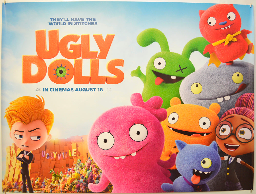 UglyDolls (a.k.a. Ugly Dolls)</br>(Teaser / Advance Version)  Original Quad Poster - Film Poster - Movie Poster