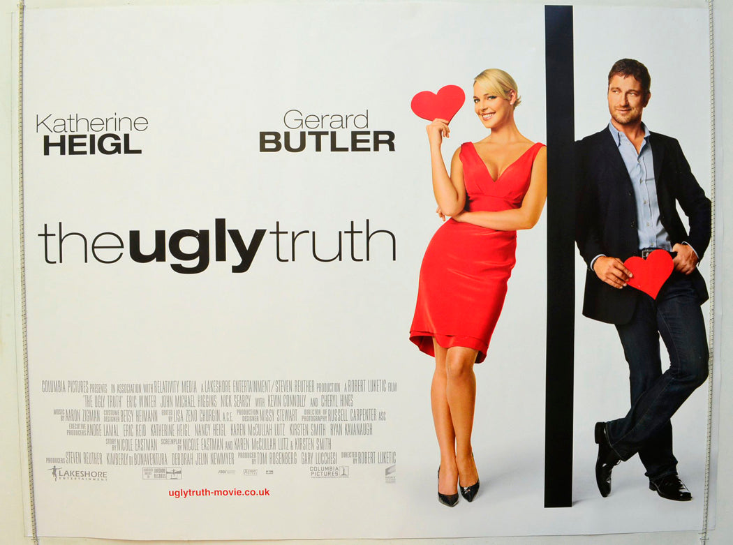 The Ugly Truth  Original British Quad Poster - Film Poster - Movie Poster