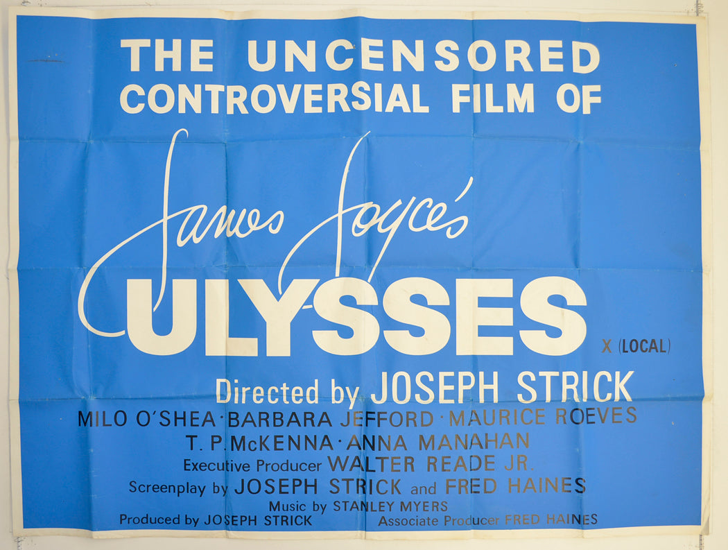 Ulyssess  Original British Quad Poster - Film Poster - Movie Poster 