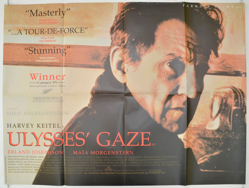 Ulysses' Gaze   Original Quad Poster - Film Poster - Movie Poster 