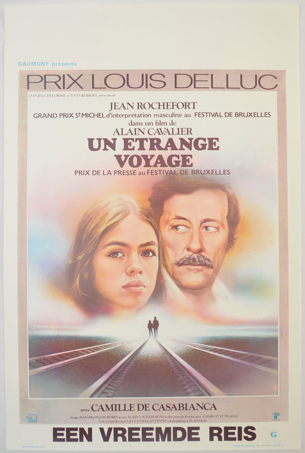 Un Etrange Voyage Original Belgian Poster - Film Poster - Movie Poster