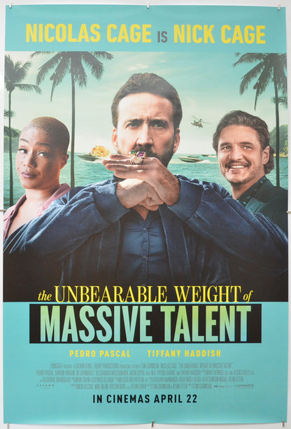 The Unbearable Weight Of Massive Talent - Original One Sheet Poster - Film Poster - Movie Poster