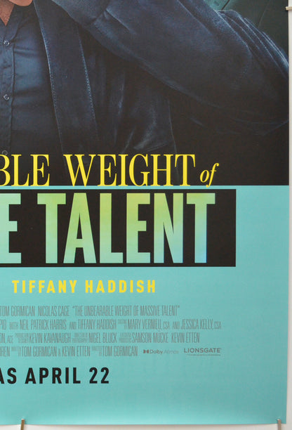 THE UNBEARABLE WEIGHT OF MASSIVE TALENT (Bottom Right) Cinema One Sheet Movie Poster 