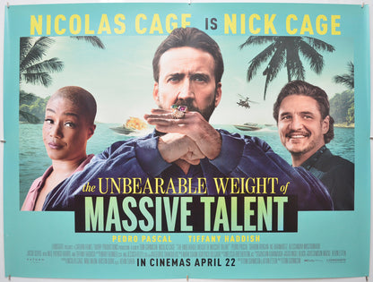 Unbearable Weight Of Massive Talent Original Quad Poster - Film Poster - Movie Poster