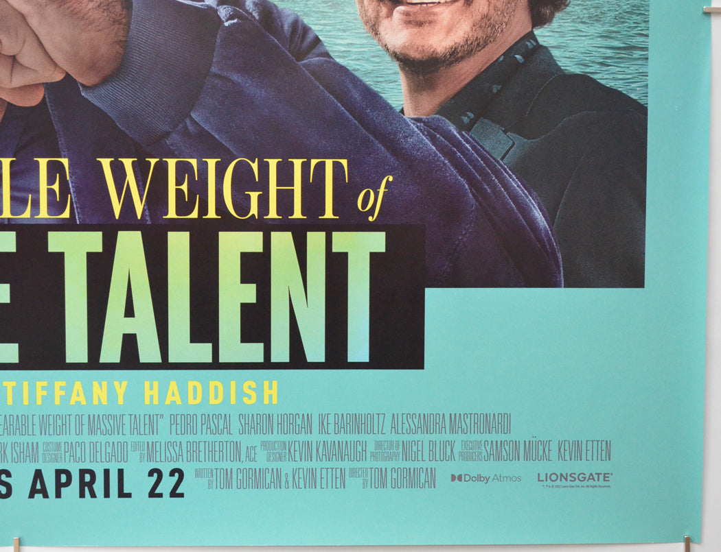 UNBEARABLE WEIGHT OF MASSIVE TALENT (Bottom Right) Cinema Quad Movie Poster 