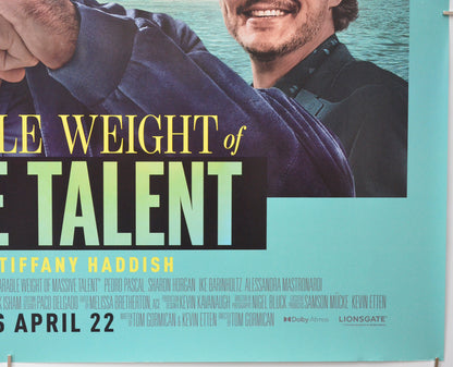 UNBEARABLE WEIGHT OF MASSIVE TALENT (Bottom Right) Cinema Quad Movie Poster 